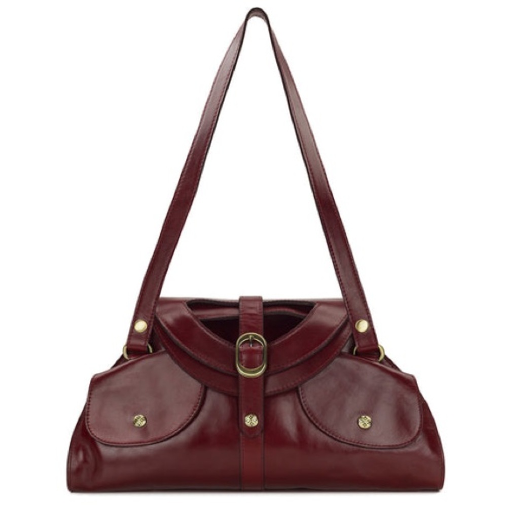 NWT-Patricia Nash-Milania Convertible Satchel-Oxblood-Vintage Distressed-$249 - Picture 13 of 16